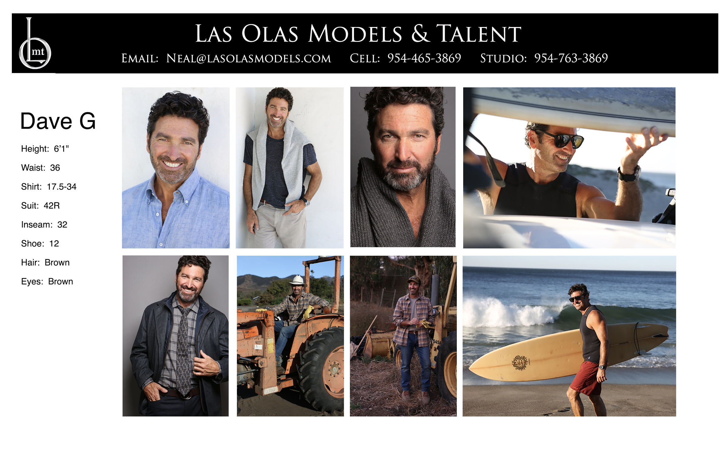 Model Fort Lauderdale Miami South Florida Print Catalog Video Fashion Model Male Model - Las Olas Models Fort Lauderdale Miami - Dave G
